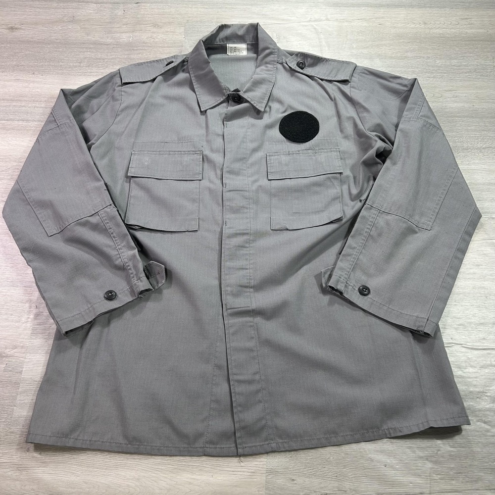 CAMO Distributors Shirt Mens‎ Large Tall Gray Tactical Long Sleeve Button USA